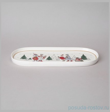 Блюдо овальное lefard family christmas 34 см / 363958