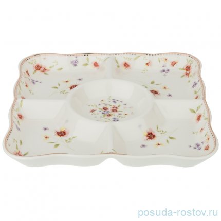 Менажница 24 х 24 х 2,5 см 5-ти секционная &quot;пасадена&quot; / 205410