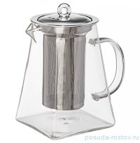 Заварочный чайник 800 мл с металлическим фильтром &quot;Без декора&quot; / 289385