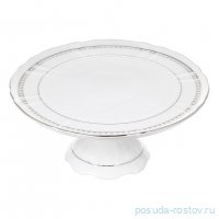 Тортница 26 см н/н &quot;Соната /Платиновые цветочки&quot; / 366355