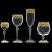 Бокалы для белого вина 200 мл 6 шт &quot;Люция /Орнамент золотой&quot; / 018181