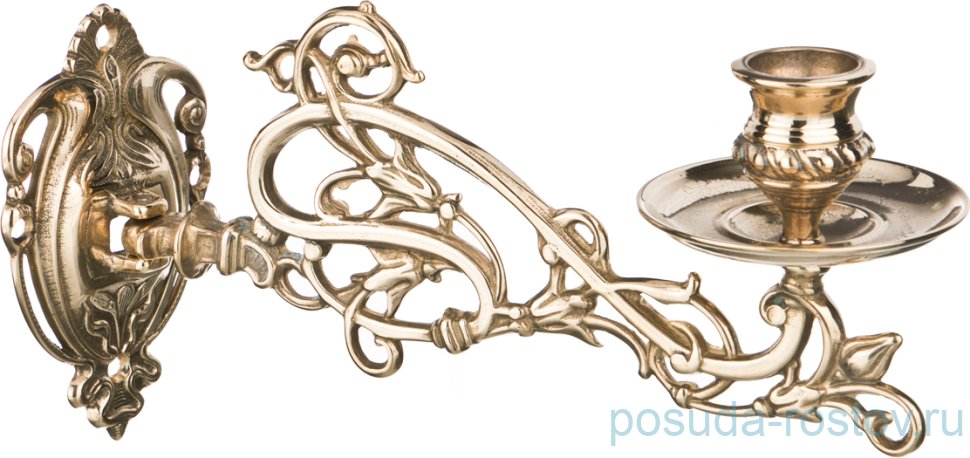 Подсвечник 23 см настенный "Пламя /Stilars"   / 198524