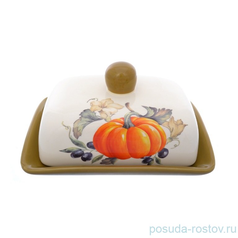 Маслёнка с крышкой "Тыква" / 231469 Маслёнка с крышкой "Тыква" / 231469