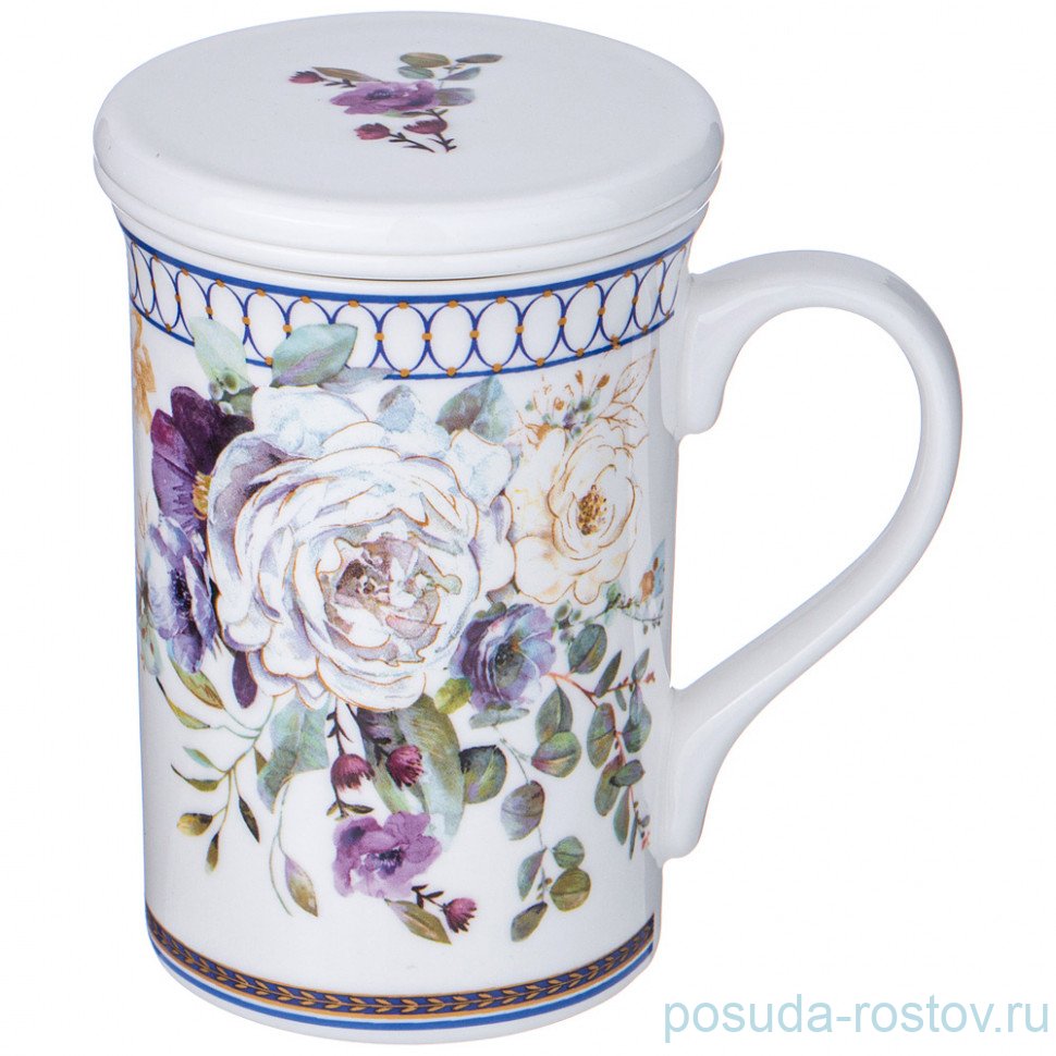 Кружка заварочная 300 мл с ситом и крышкой "Compliment" / 339253