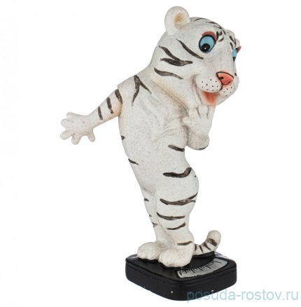 Фигурка 11,5 х 7 х 17 см белая &quot;Тигруля&quot; / 268787