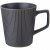 Кружка 400 мл тёмно-серая &quot;Trendy&quot; / 341155
