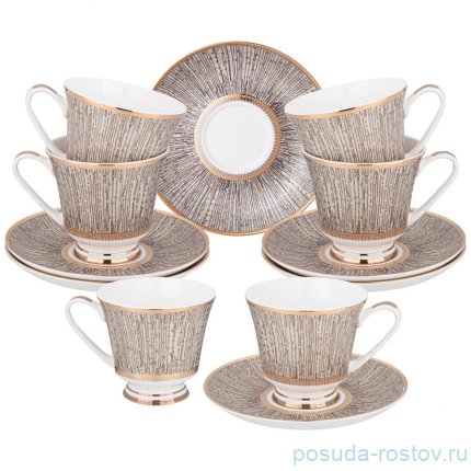 Набор чайных пар 270 мл 6 шт &quot;Мгновение&quot; / 342547