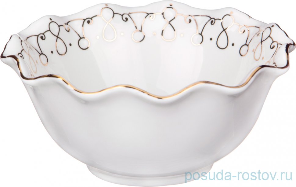 Салатник 15 см "Лаура /Золото" / 194029