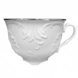 Набор чайных чашек 250 мл 6 шт &quot;Рококо /Отводка платина&quot; / 264407