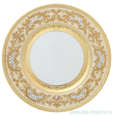 Набор тарелок 28,5 см 6 шт &quot;Констанц /Алена золото 3D&quot; крем / 137636