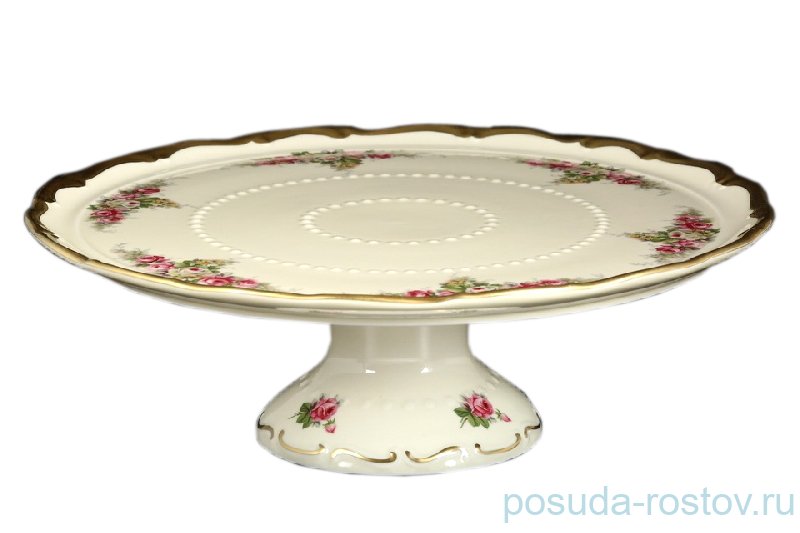 Тортница 32 см н/н Bohemia Porcelan Moritz Zdekauer 1810 s.r.o. "Анжелика /Розовая нежность /СК" / 066321 Тортница 32 см н/н Bohemia Porcelan Moritz Zdekauer 1810 s.r.o. "Анжелика /Розовая нежность /СК" / 066321