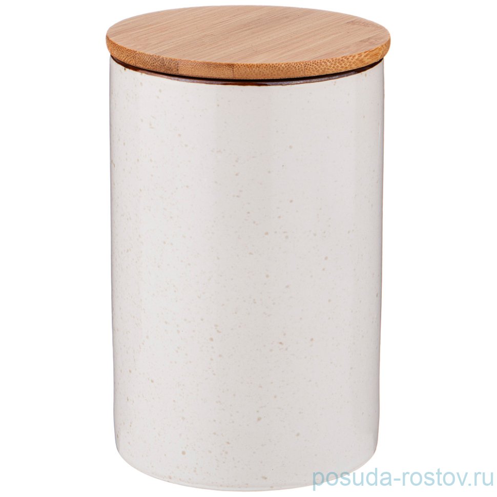 Банка для сыпучих продуктов 900 мл 10 х 16,5 см "cosmos /белый" / 252283