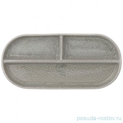 Менажница 25 х 12 см овальная &quot;Grain /мятная&quot; / 341982