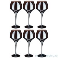 Бокалы для белого вина 550 мл 6 шт &quot;Горький шоколад&quot; / 274002