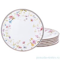 Набор тарелок 25 см 6 шт &quot;Луговые цветы&quot; / 189482