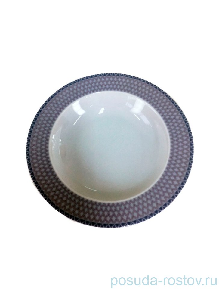 Блюдо 30 см круглое глубокое "Сапфир /Нежность" / 232011