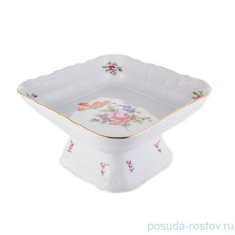 Салатник 25 см квадратный н/н "Бернадотт /Полевой цветок" / 151547 Салатник 25 см квадратный н/н "Бернадотт /Полевой цветок" / 151547