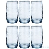 Стаканы для воды 330 мл 6 шт &quot;Light blue /Ренесанс&quot; / 263433