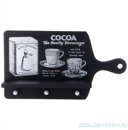 Вешалка для кухни с крючками 40 х 22,5 х 10 см &quot;Cocoa&quot; / 375538