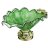 Фруктовница 43 х 33 см н/н зелёная &quot;W. Cristal /Розы /Муранское стекло&quot; / 172064