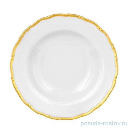 Набор тарелок 23 см 6 шт глубокие &quot;Анжелика /Золотая отводка /СК&quot; / 247065