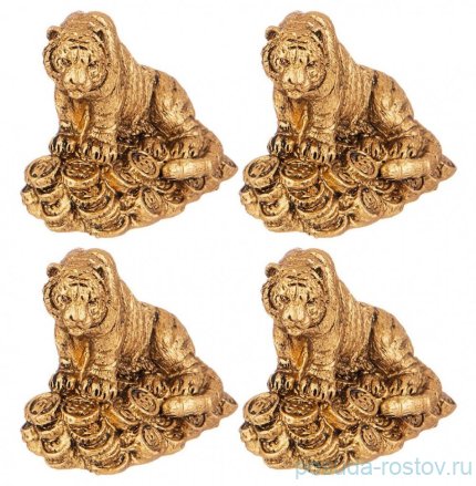 Набор фигурок 5 х 2,5 х 3,8 см 4 шт &quot;Тигр&quot; / 268778