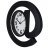 Часы настенные 30 см кварцевые черные &quot;СОБАЧКА&quot; / 187936