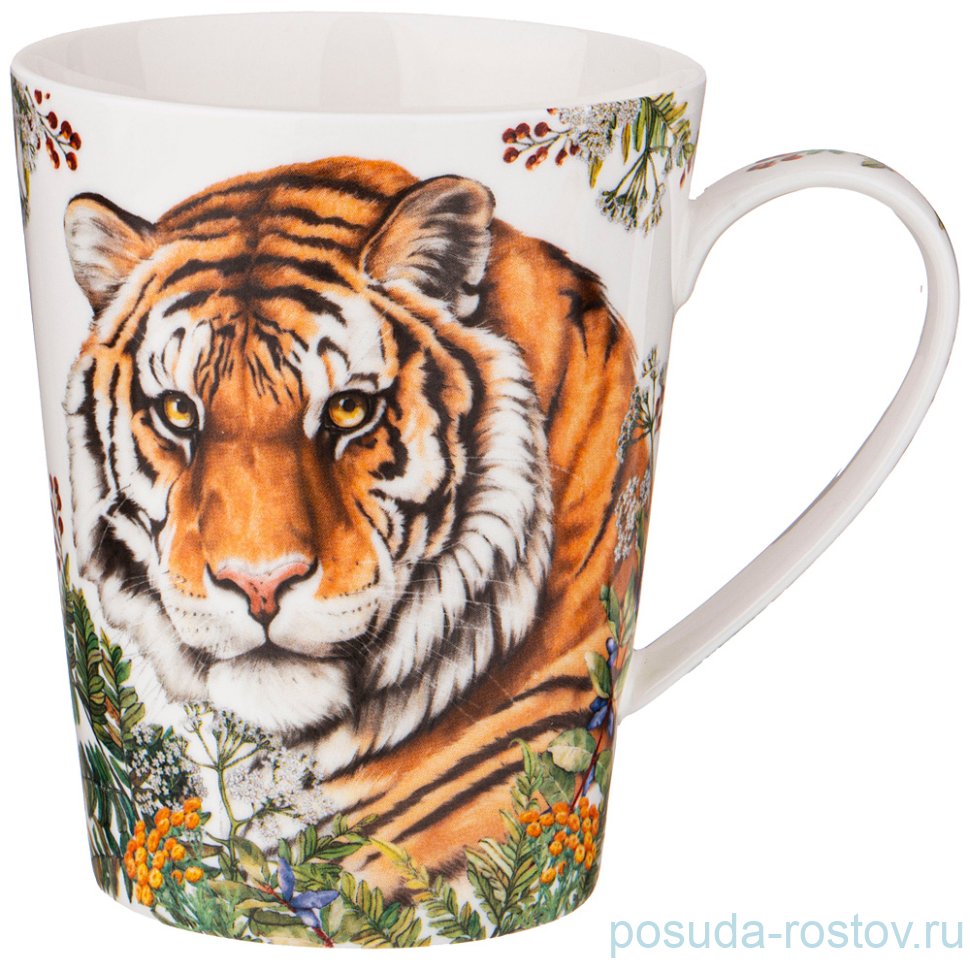 Кружка 450 мл "лесная сказка /тигр" / 270746
