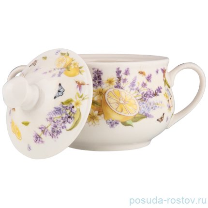 Сахарница 500 мл 12 см &quot;Прованс /Лимоны&quot; / 263489
