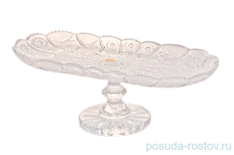 Блюдо 35 см прямоугольное н/н "Хрусталь резной" / 006662 Блюдо 35 см прямоугольное н/н "Хрусталь резной" / 006662