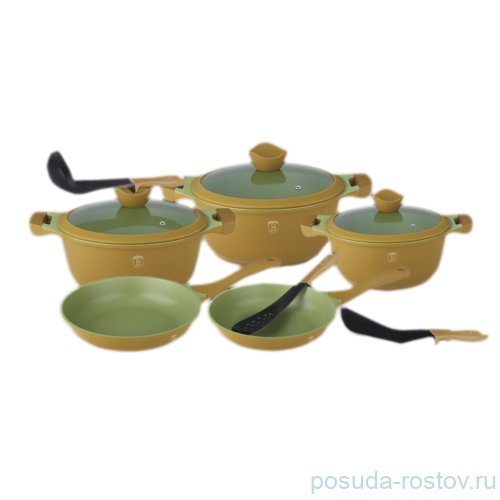 Набор посуды 11 предметов Berlinger Haus "Olive Line" / 123739 Набор посуды 11 предметов Berlinger Haus "Olive Line" / 123739