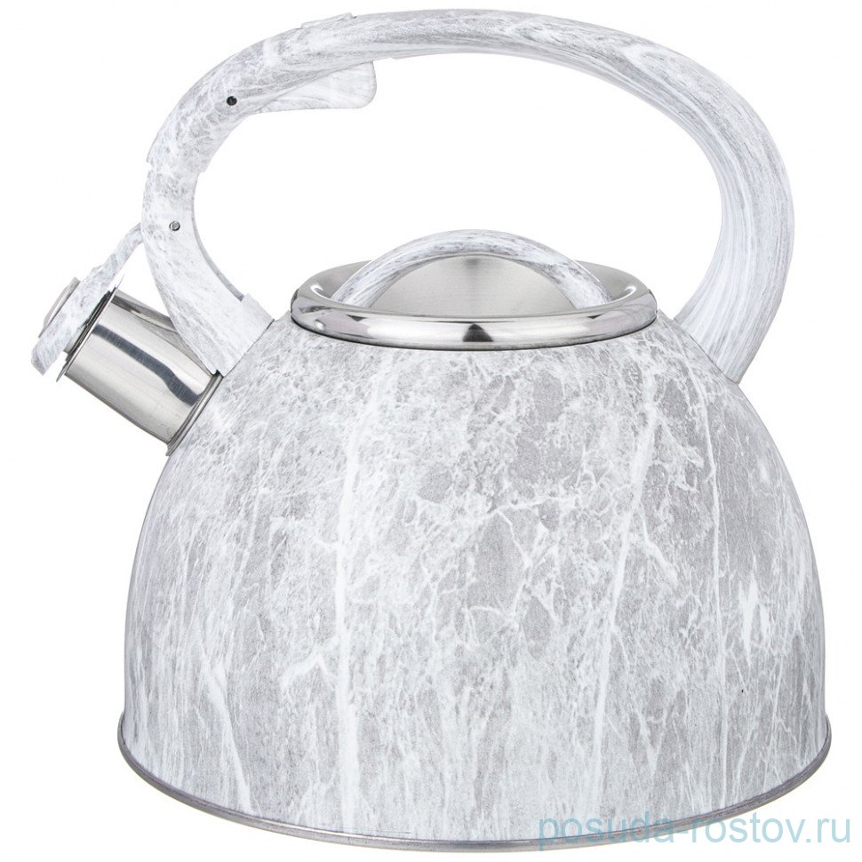 Чайник 2,5 л со свистком индукционное дно Agness / 347822