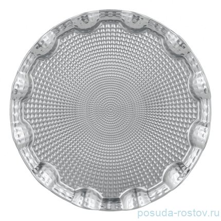 Поднос 25 см круглый серебряный &quot;Dalgic&quot;  / 335347