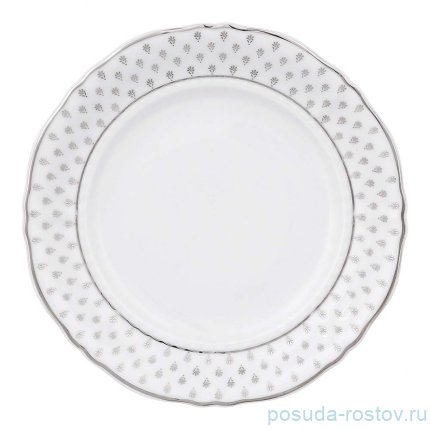 Набор тарелок 17 см 6 шт &quot;Соната /Платиновые цветочки&quot; / 366320