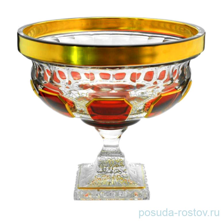 Ваза для фруктов 24 см н/н "Антик /Рубин /золото" / 043925 Ваза для фруктов 24 см н/н "Антик /Рубин /золото" / 043925