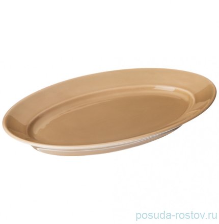 Блюдо 24 см овальное &quot;Tint /Мокко&quot; (6шт.) / 328230