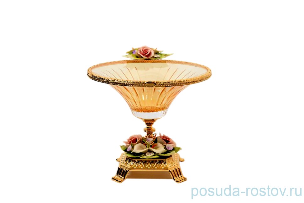 Фруктовница 35 см н/н "Розаперла /Ирис /Медовая" / 143229