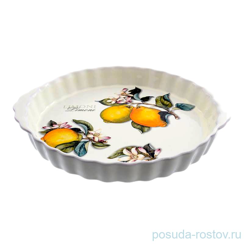 Блюдо для запекания 32 см круглое "Artigianato ceramico /Лимоны" / 156760 Блюдо для запекания 32 см круглое "Artigianato ceramico /Лимоны" / 156760