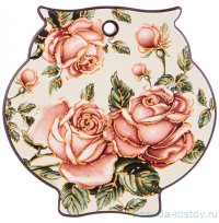 Подставка под горячее 16 х 16 х 1 см сова &quot;корейская роза&quot; / 234420