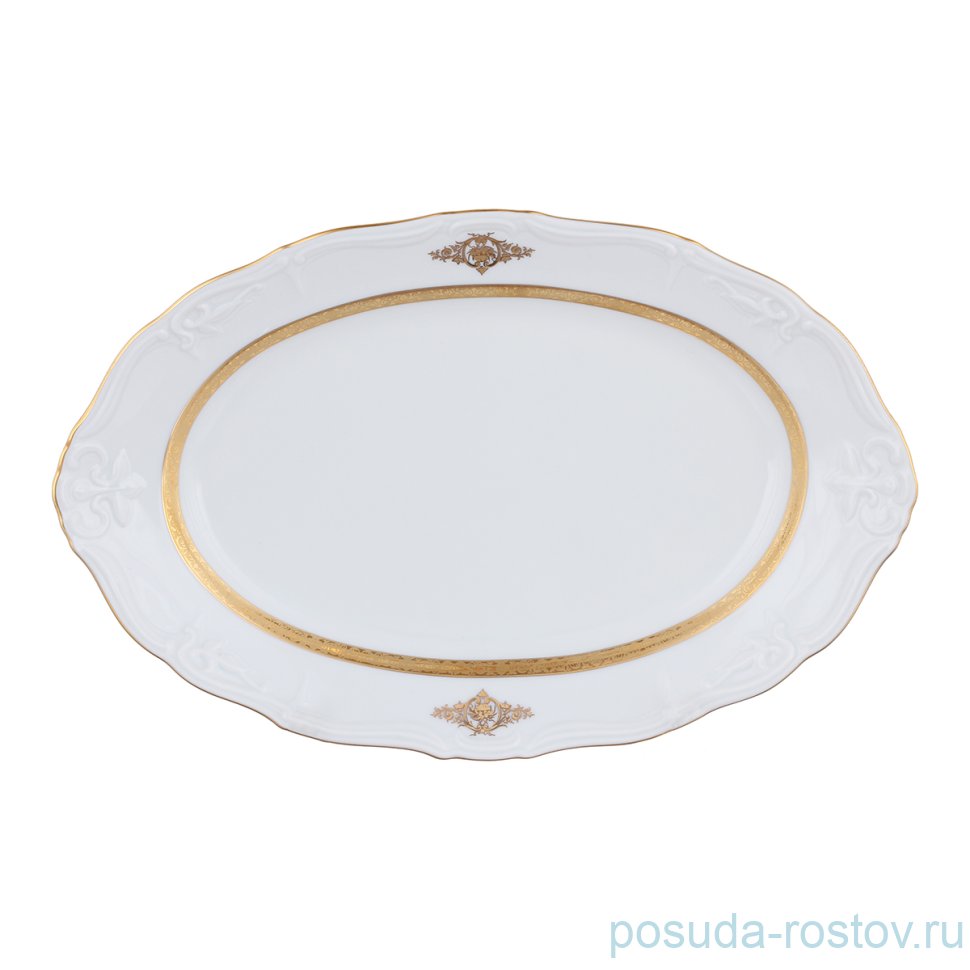 Блюдо 32 см овальное "Мария-Луиза /Золотое изобилие" / 264060 Блюдо 32 см овальное "Мария-Луиза /Золотое изобилие" / 264060