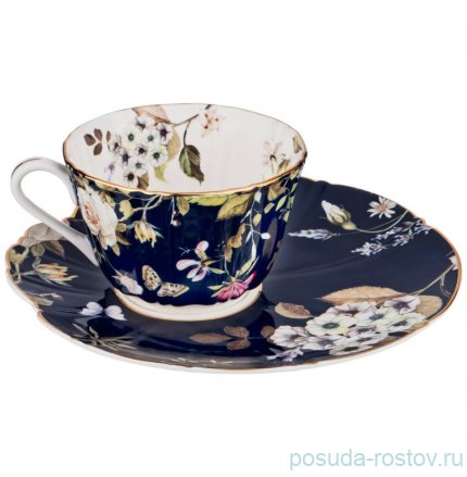 Чайная пара 300 мл 1 шт &quot;Belle /Кобальт&quot; / 195108