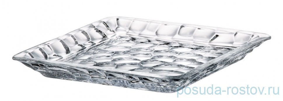 Блюдо 26 см квадратное "Мраморные шарики /Без декора" / 153898 Блюдо 26 см квадратное "Мраморные шарики /Без декора" / 153898