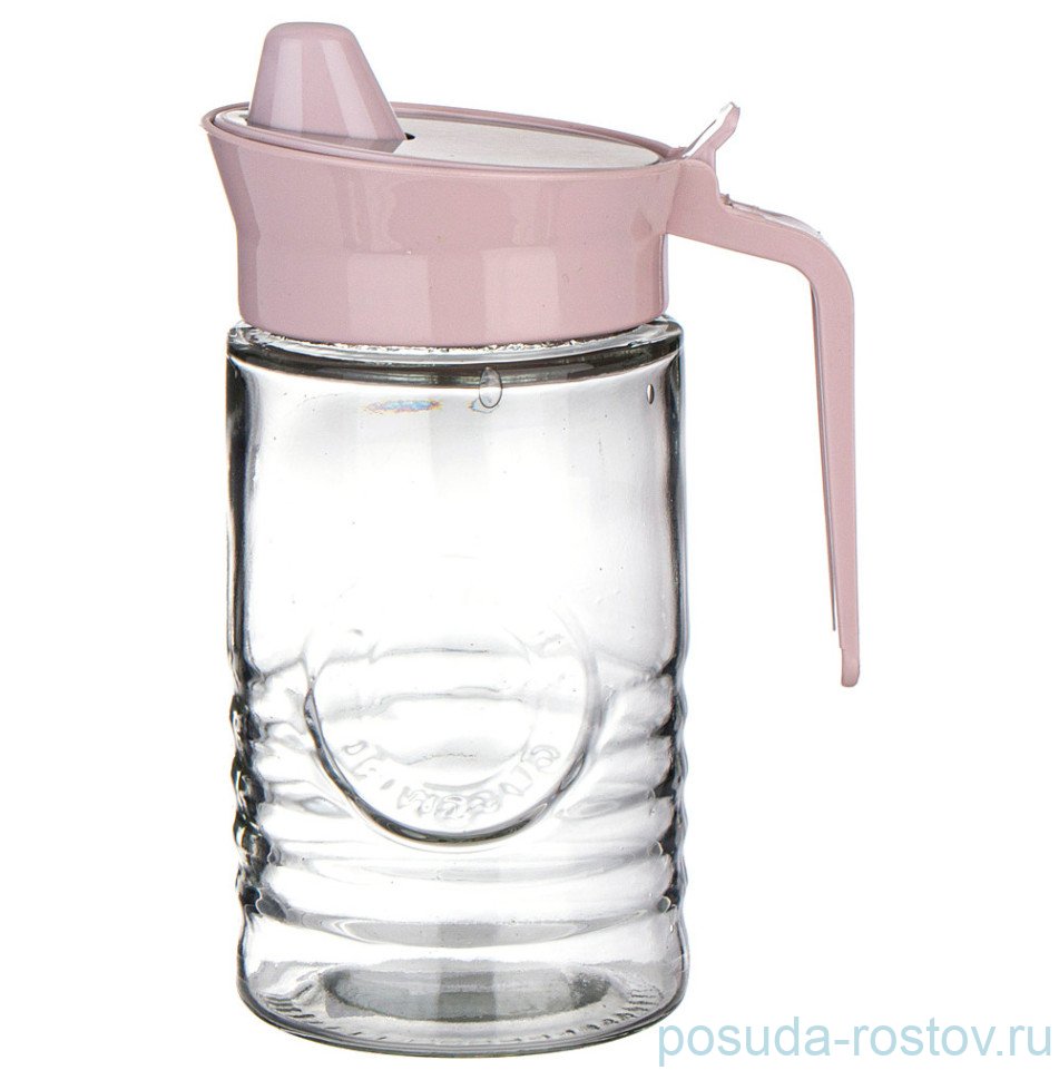 Сахарница 400 мл с дозатором темно-розовая "Limon" / 322862