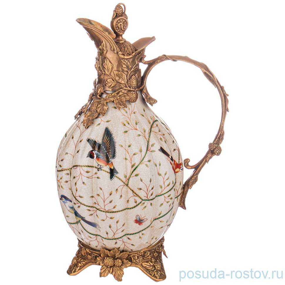 Кувшин для воды 25 х 18,5 х 34 см "Птицы" / 270551
