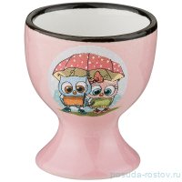 Подставка для яйца 5 х 6 см н/н &quot;Милые совята /Розовый&quot; / 207899