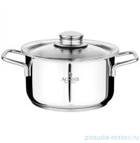 Кастрюля 16 х 9 см с крышкой 1,8 л &quot;agness /монблан&quot; / 230702