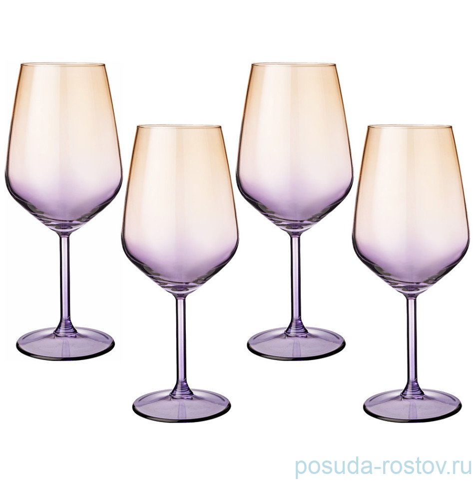 Бокалы для красного вина 490 мл 4 шт "Rainbow" / 328649