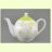 Заварочный чайник 1,4 л &quot;Александра /Нежные лилии /Салатовая&quot; / 158521