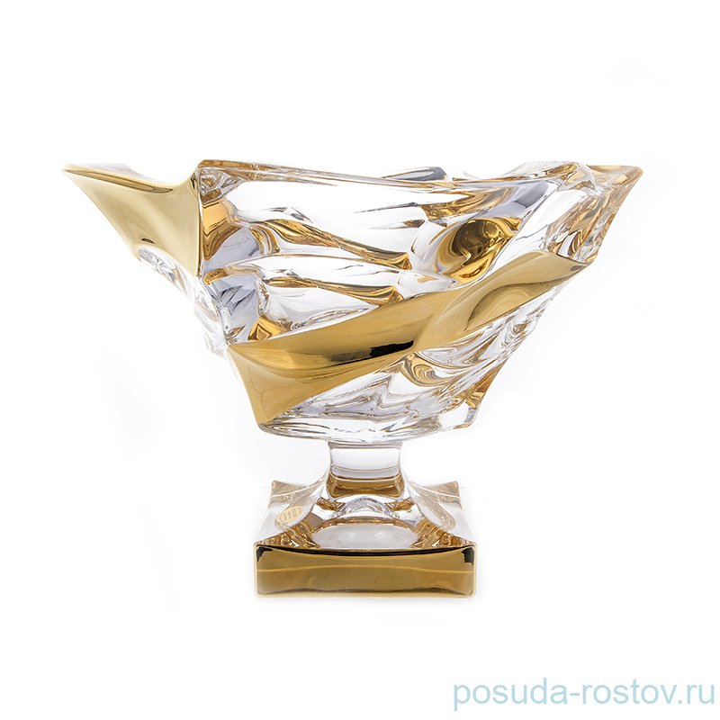 Ваза для фруктов 29,5 см н/н "Фламенко /Матовое золото 2" / 146544