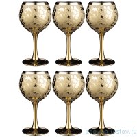 Бокалы для белого вина 290 мл 6 шт &quot;Бельведер золотой&quot; / 263427